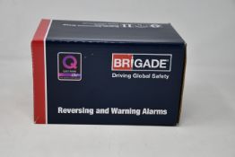 A boxed as new Brigade SA-BBS-107 A1400 White Sound Reversing Alarm (12-24Vdc - 87-107dB(A)).