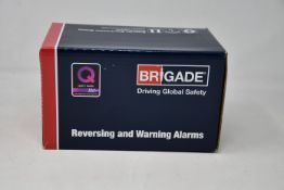 A boxed as new Brigade SA-BBS-107 A1400 White Sound Reversing Alarm (12-24Vdc - 87-107dB(A)).