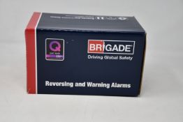 A boxed as new Brigade SA-BBS-107 A1400 White Sound Reversing Alarm (12-24Vdc - 87-107dB(A)).