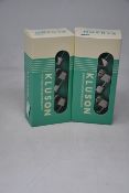Three sets of boxed as new Kluson M3JGN replacement guitar tuners (Single Line Junior 3+3 Nickel).