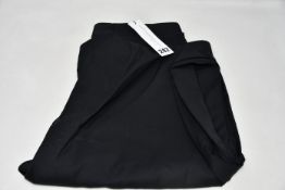 A pair of as new Giorgio Armani casual black trousers (EUIT 50).