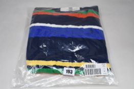 An as new Polo Ralph Lauren striped cable-knit jumper (S).