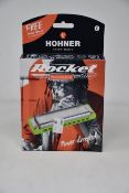 Four boxed as new Hohner Rocket progressive amp harmonica (All in C).