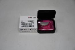 Two Sigma contrast S + grey hearing aids (SN KW51772).