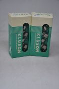 Three sets of boxed as new Kluson M3JGN replacement guitar tuners (Single Line Junior 3+3 Nickel).