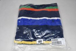 An as new Polo Ralph Lauren striped cable-knit jumper (L).