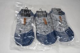 Seventeen pairs of as new Falke Lodge Homepad slippers/socks with silicon grip dots (All UK 7-8 -