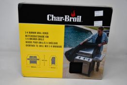 Four boxed as new Char-Broil 3-4 Burner Grill Covers.