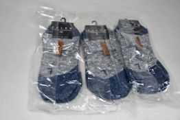 Seventeen pairs of as new Falke Lodge Homepad slippers/socks with silicon grip dots (All UK 7-8 -