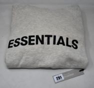 An as new Essentials Fear Of God pullover hoodie (M).