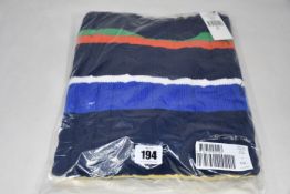 An as new Polo Ralph Lauren striped cable-knit jumper (XXL).