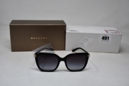A pair of ladies boxed as new Bvlgari 0BV8207B 501/8G Sunglasses.