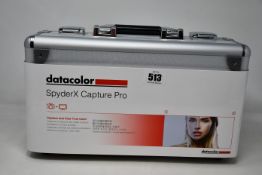 An as new Datacolor SpyderX Capture Pro (Capture and View True Colour).