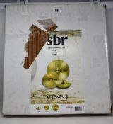 A boxed SBR 5003PE Performance Cymbal Set (14