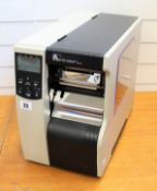 A pre-owned Zebra R110Xi4 203dpi Thermal Transfer Barcode RFID Label Printer (No cables or