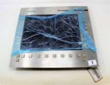 A pre-owned Siemens Sinumerik 840 D Powerline Operator Panel Front 15.0