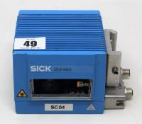 A pre-owned Sick CLV490-0010 Barcode Scanner (P/N: 1016958) (Untested, sold as seen).