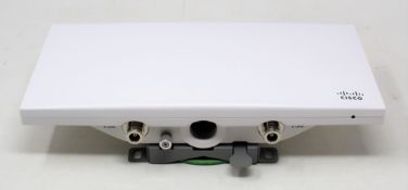 A boxed as new Cisco Meraki MR76 Outdoor WiFi 6 PoE Access Point (P/N: A90-100100 M/N: MR76-HW).