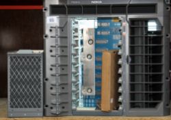 A pre-owned Nokia 7750 SR-2e 3HE10471AA Chassis (Faulty - Note states 'Pin missing at J141 C9) and a