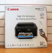 A boxed as new Canon Pixma TS705 colour printer in black (box opened)