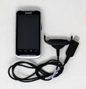 A pre-owned Motorola TC55 Mobile Android Computer Barcode Scanner (USB charger cable included).