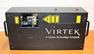 A pre-owned Virtek LPS-7H Industrial Laser Projector (Config: S40PM) (Boxed) (Sold as seen).