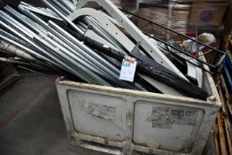A stillage containing metal and related items (Stillage not included).