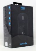 A boxed as new Logitech Pro X Superlight Wireless Gaming Mouse in Black (P/N: 910-00881) (Box