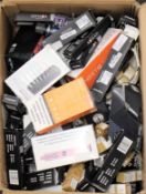 COLLECTION ONLY: A box of assorted as new vaping items and e-liquids (Over 18's only).