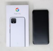 A boxed as new Google Pixel 4 XL GA01181-DE 64GB 64GB in Clearly White (Box opened) (Checkmend