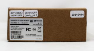A boxed as new Robustel R2000-4L Industrial Dual SIM Cellular VPN Wi-Fi Router (Config_v1.3) (UK