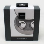 A boxed as new pair of Bose Sleepbuds II noise masking earbuds (Box sealed).