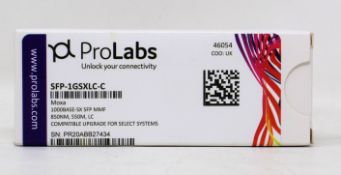 Five Boxed as new ProLabs SFP-1GSXLC-C Moxa compatible transceivers (PN: 46054)