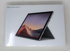 A boxed as new Microsoft Surface Pro 7 with 10th gen Intel Core i5 CPU, 256GB Storage, 8GB Go RAM