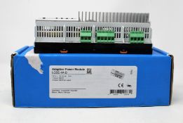 A boxed as new Lutron LQSE-4A-D Adaptive Power Module (Box opened, some superficial damage to box).