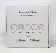 Two boxes of four as new Meross MSS210 Smart Wi-Fi Plugs (UK).