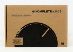 A boxed as new Native Instruments Komplete Audio 2 USB Audio Interface (Box sealed).