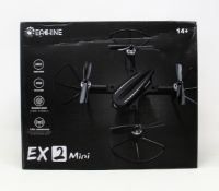 A boxed as new Eachine EX2 Mini Quadcopter Drone (UK plug adaptor required).