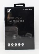 A boxed as new pair of Sennheiser Momentum True Wireless 2 Anniversary Edition Earphones (Box