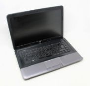 A used HP 255 G1 Notebook in black/grey with AMD Athlon 1750MHz E2-2000 CPU (Radeon HD integrated