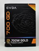 A boxed as new EVGA 700 GD 80+ Gold Power Supply (Box damaged, sealed).