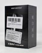 Four Vaporesso FORZ TX80 Mods in Gunmetal Grey (Boxes sealed) (Over 18's only).