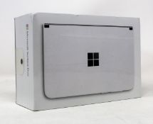A boxed as new Microsoft Surface Duo with snapdragon processor, 256GB storage and 6GB Go RAM in