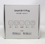 Two boxes of four as new Meross MSS210 Smart Wi-Fi Plugs (UK).