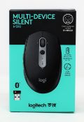 Ten boxed as new Logitech M590 Multi-Device Silent Wireless Mice in Black Graphite (Boxes sealed).