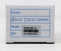 Five boxed as new TT Electronics Power Partners PAAM150-14 AC/DC ITE & Medical Power Modules.