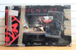COLLECTION ONLY: A boxed HP Omen X 27