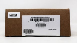 A boxed as new MSA 10154080C Altair 2X CL2 Chlorine Single Gas Detector (Box opened. Calibration