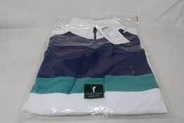 Two as new Golfino Tech 1/2 zip midlayer golf tops (Both UK 42/unisex L - RRP £90 each).
