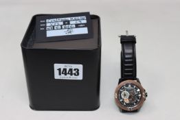 A boxed as new Aeromeister Craftman x 23 limited edition No 69 watch.